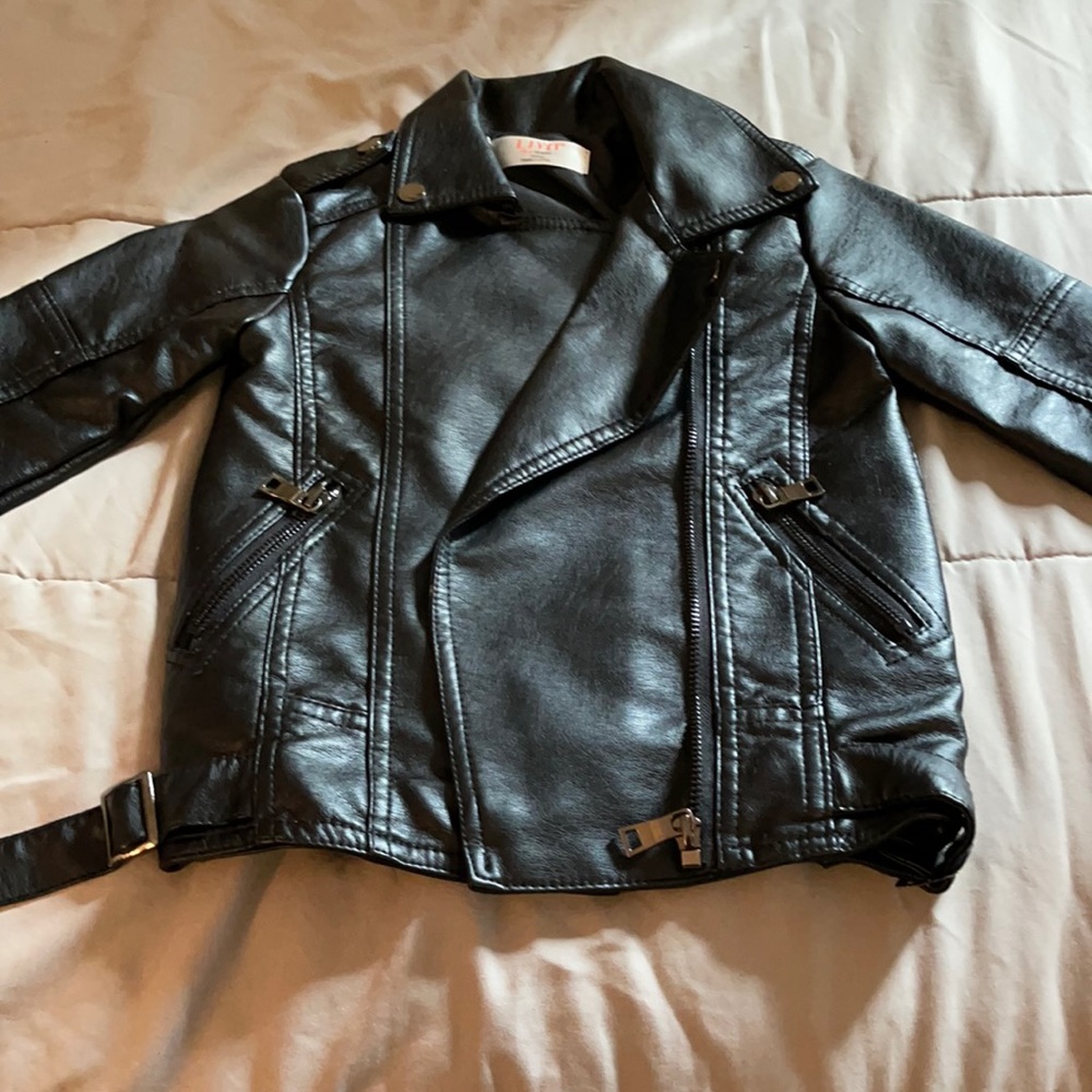 Kids Faux Leather Jacket